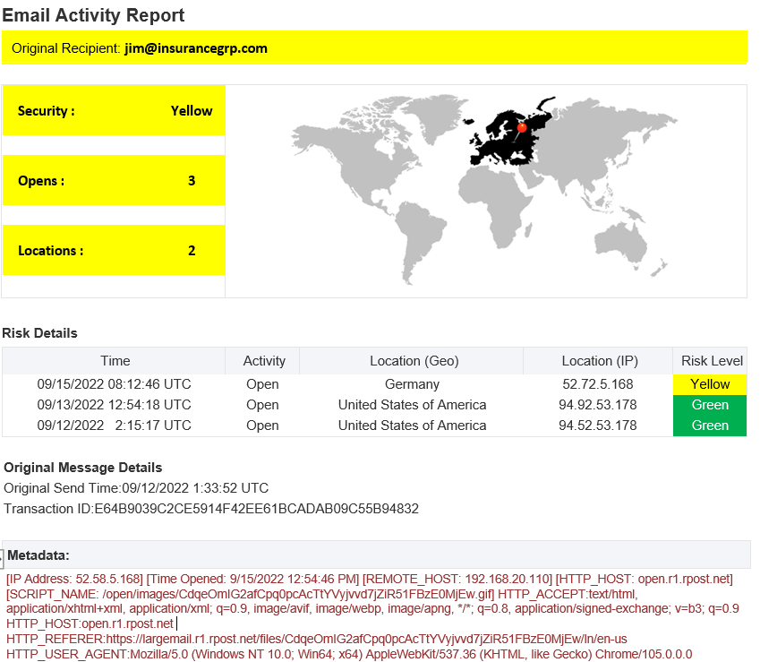 RPost Launches “Active Tracker” inside Registered Email services
